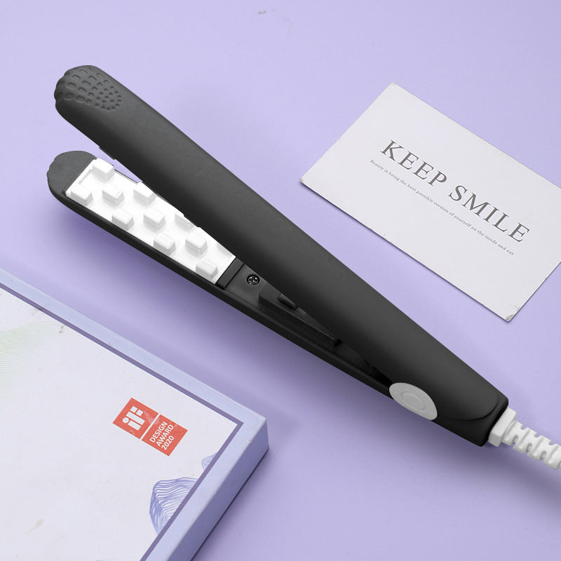 Portable straightener and curling iron