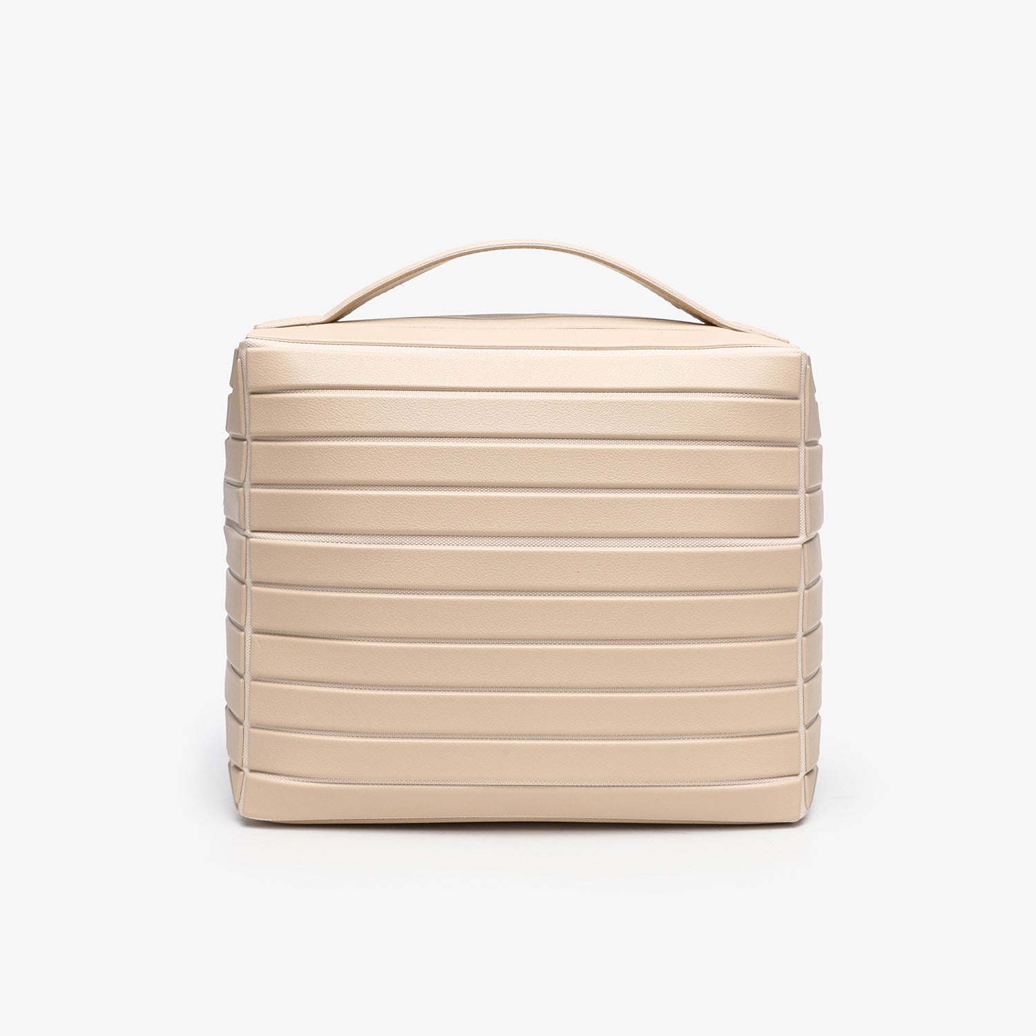 Portable Striped Cosmetic Storage Bag