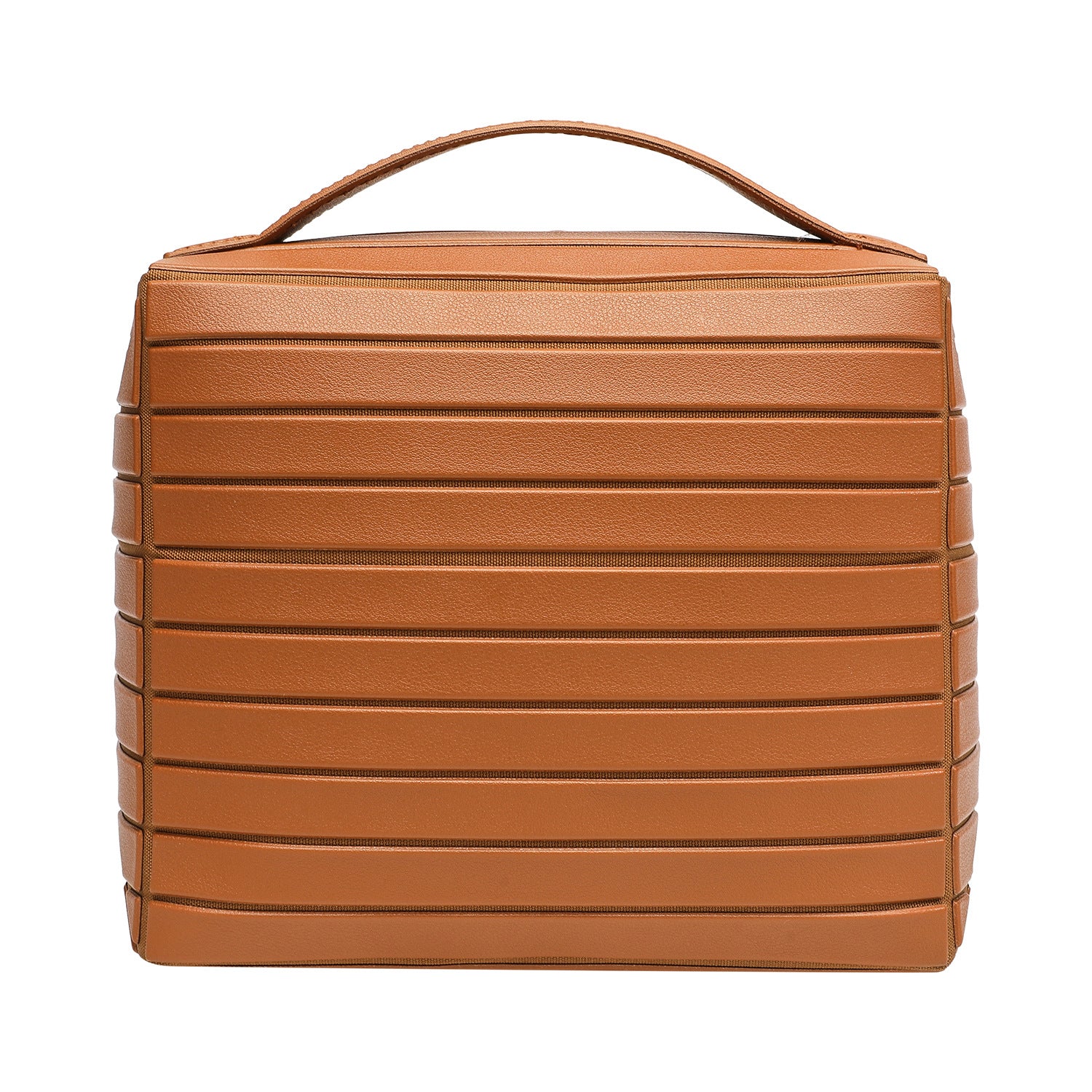 Portable Striped Cosmetic Storage Bag