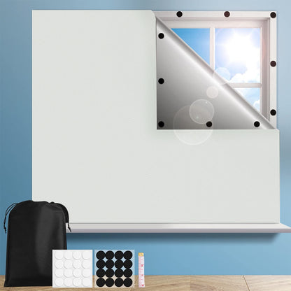 Portable Suction Cup Blackout Travel Curtain