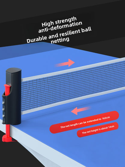 Portable Table Tennis Net Set with Adjustable Clamps