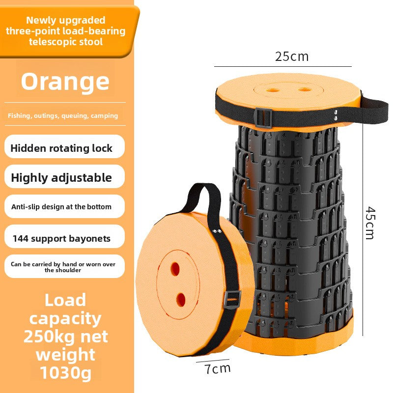 Portable Telescopic Folding Stool