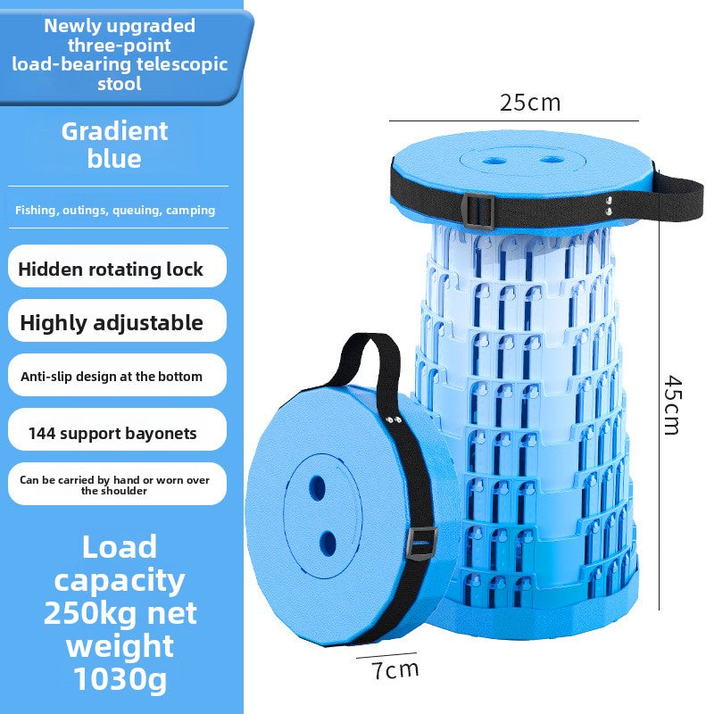 Portable Telescopic Folding Stool