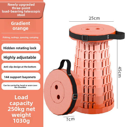 Portable Telescopic Folding Stool