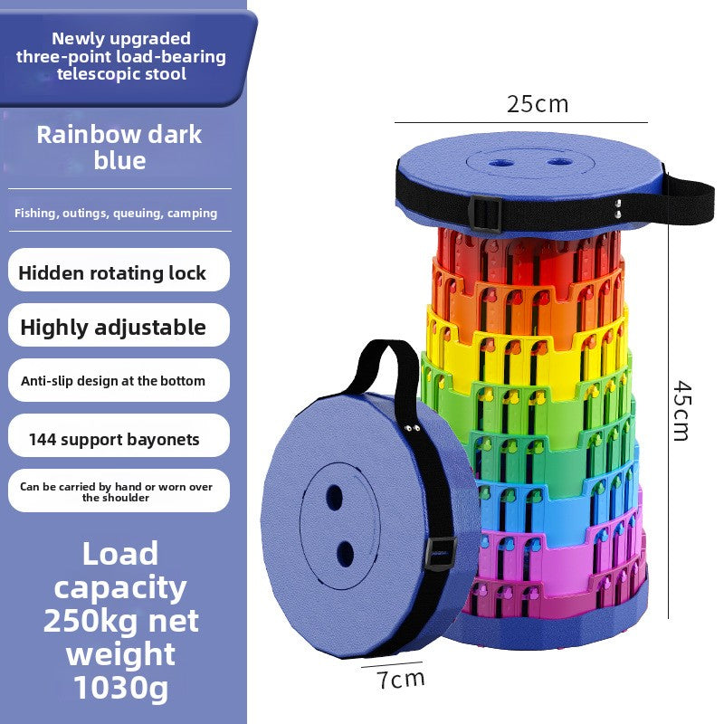 Portable Telescopic Folding Stool