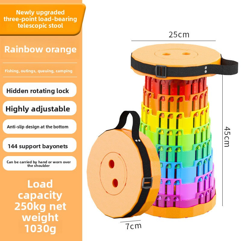 Portable Telescopic Folding Stool