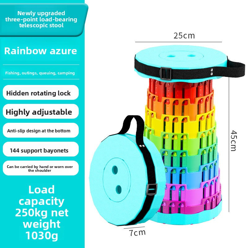 Portable Telescopic Folding Stool