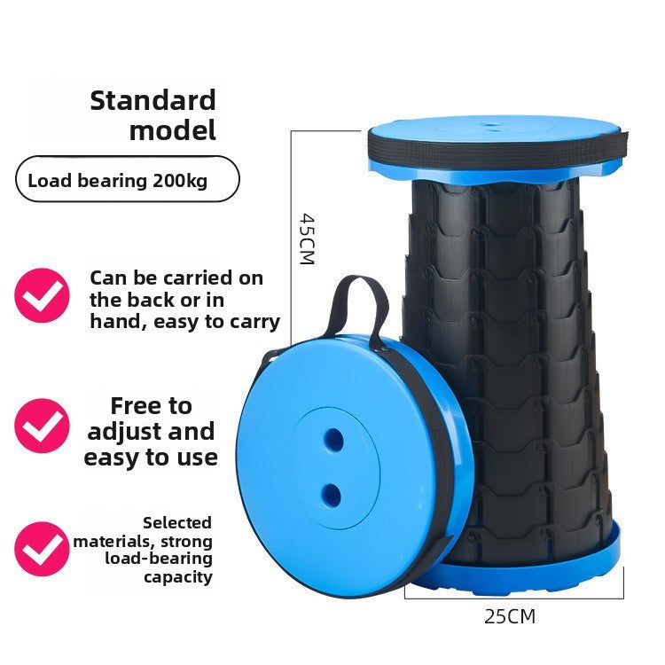 Portable Telescopic Folding Stool