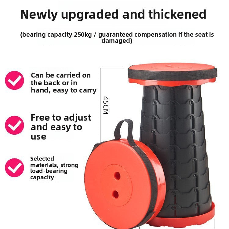 Portable Telescopic Folding Stool