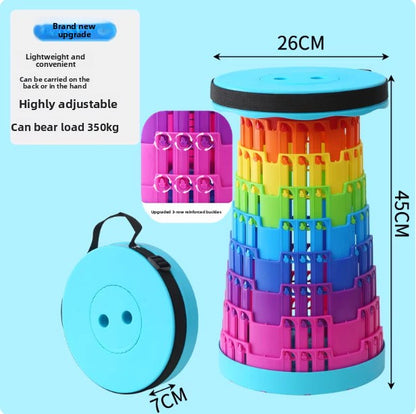 Portable Telescopic Folding Stool