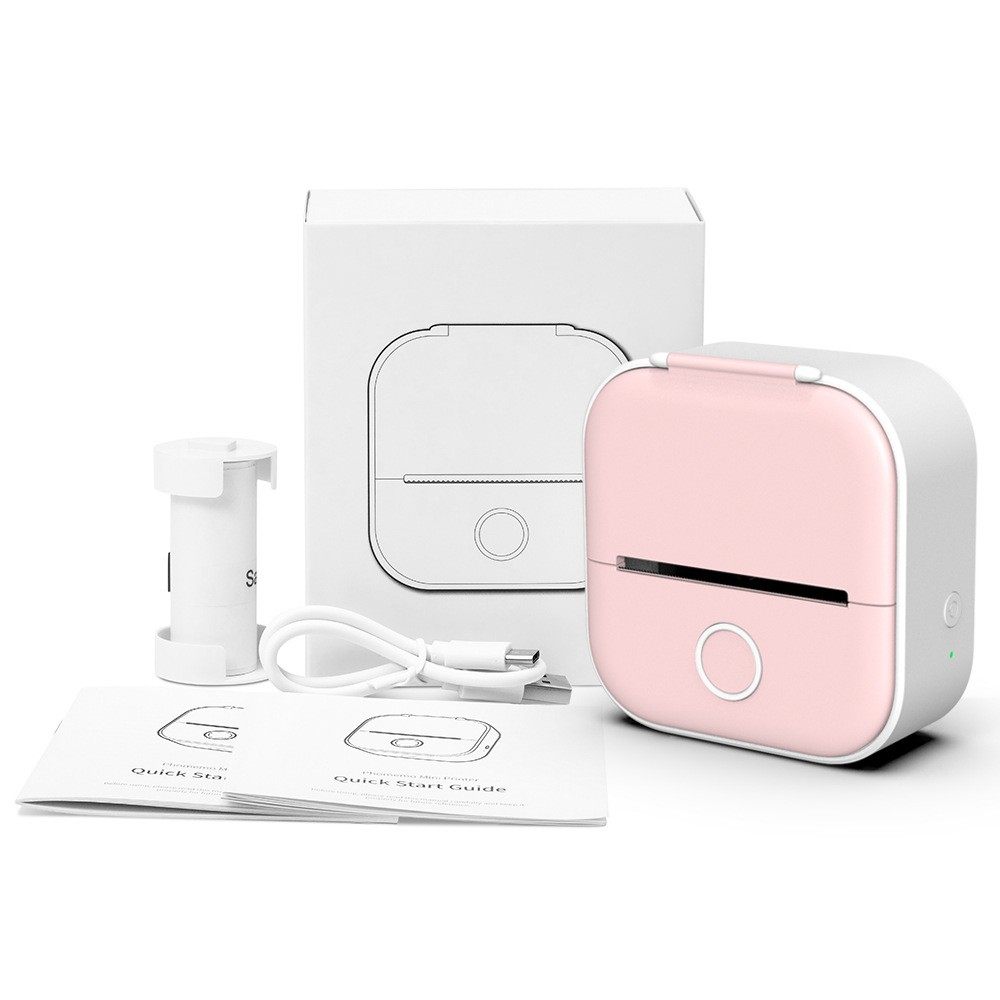 Portable Thermal Label Photo Printer