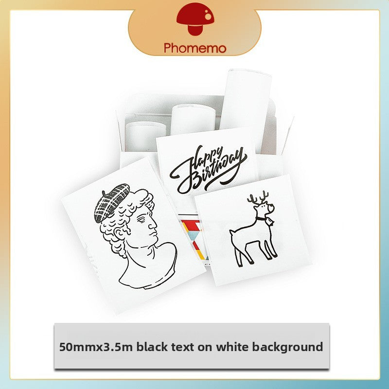 Portable Thermal Label Photo Printer
