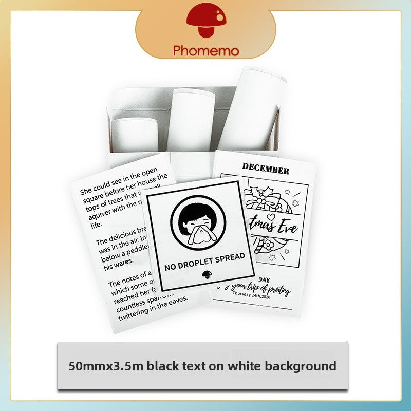 Portable Thermal Label Photo Printer