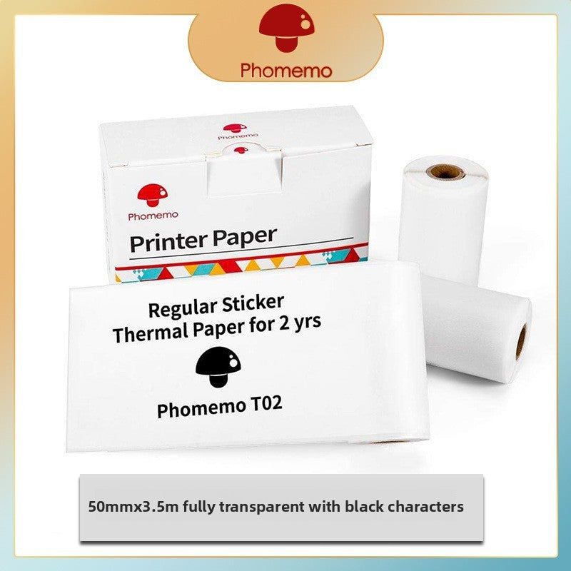 Portable Thermal Label Photo Printer