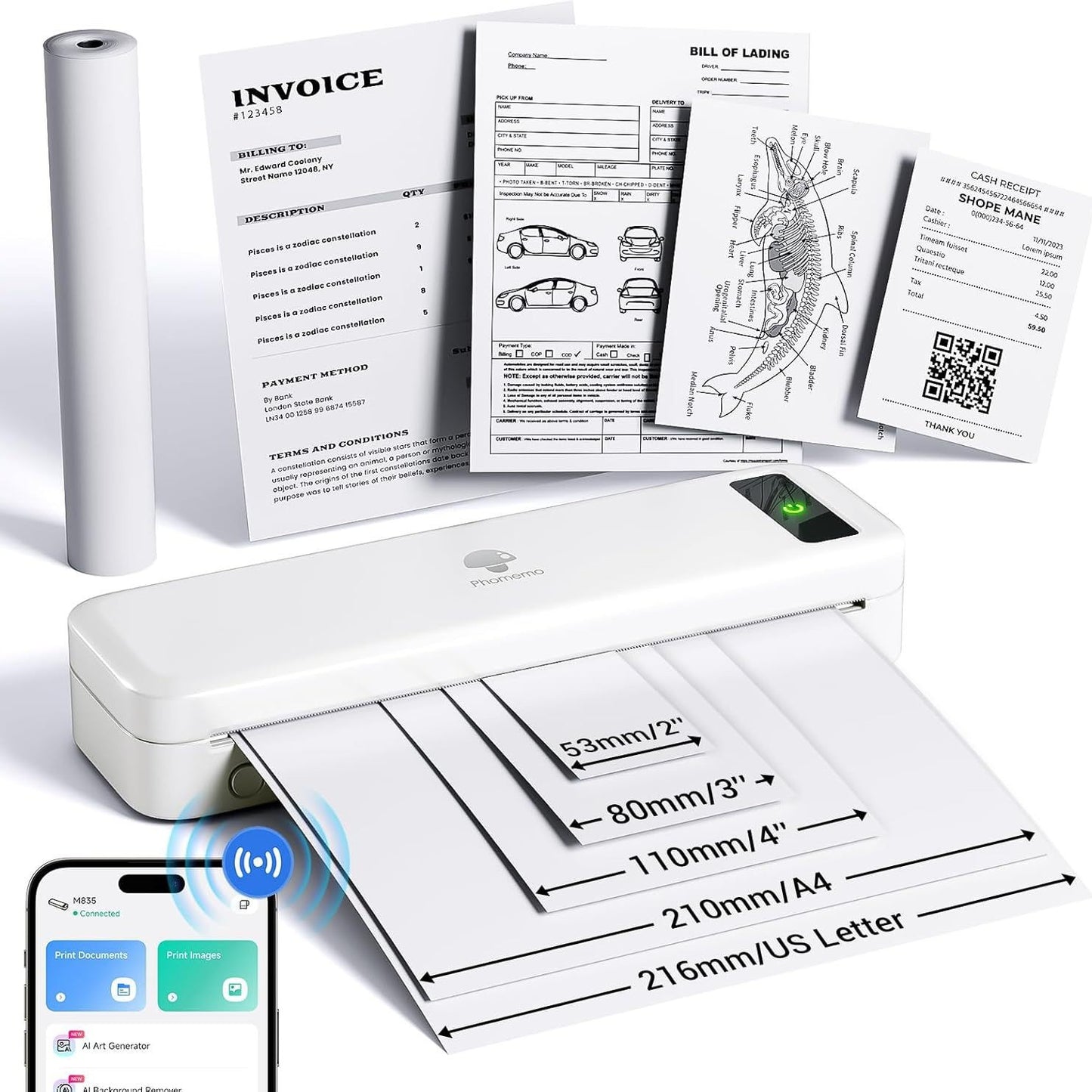 Portable Thermal Printer