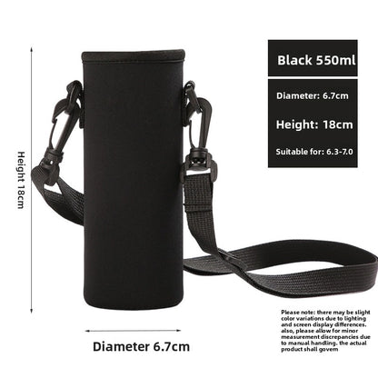 Portable thermos cup sleeve
