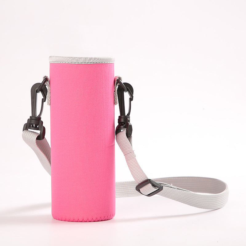 Portable thermos cup sleeve