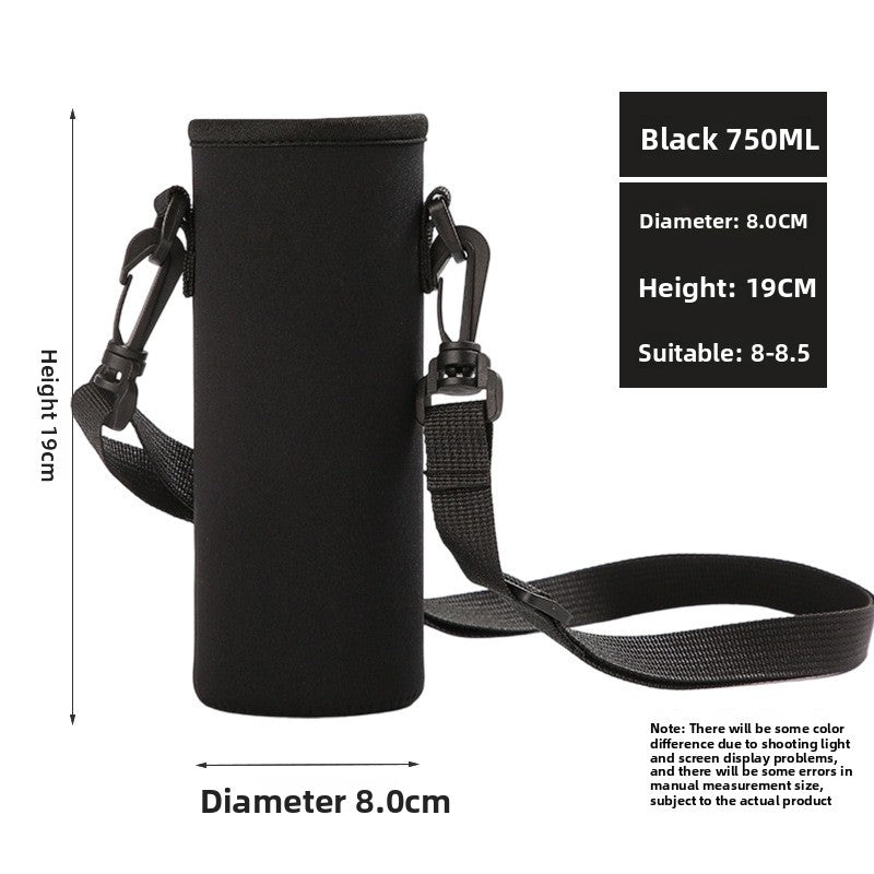 Portable thermos cup sleeve