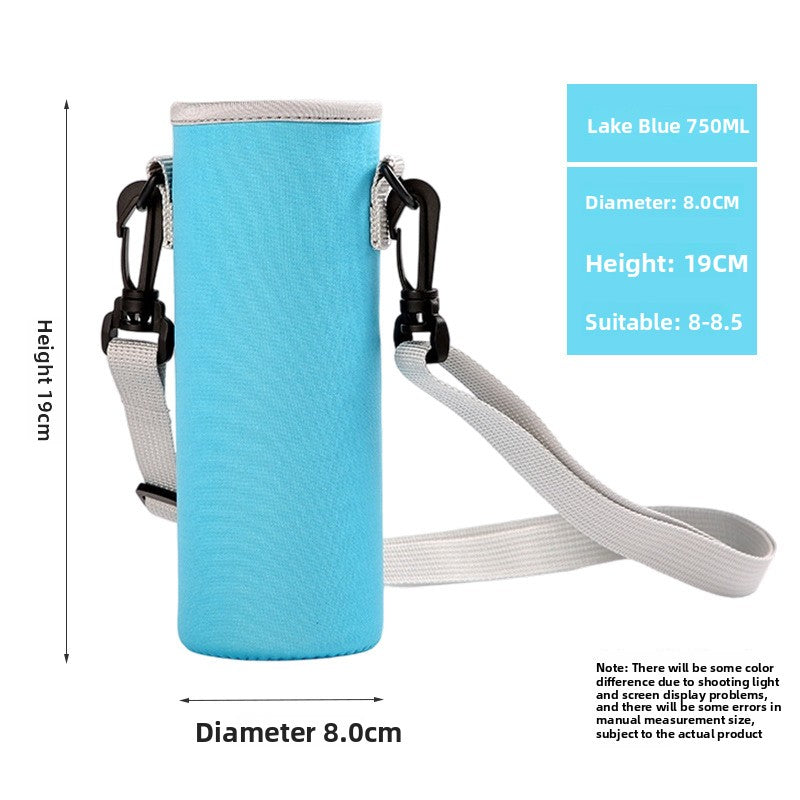 Portable thermos cup sleeve