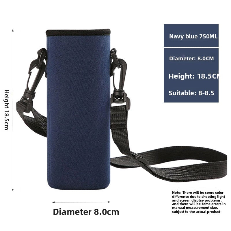 Portable thermos cup sleeve