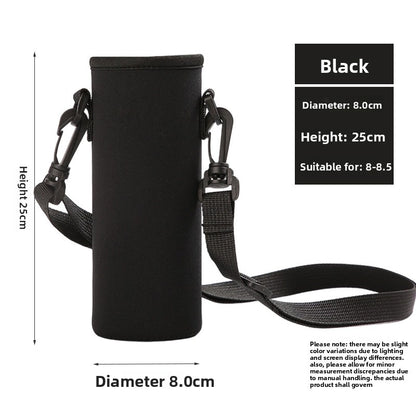 Portable thermos cup sleeve