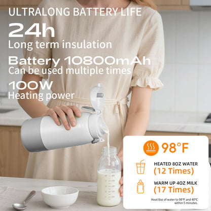 Portable thermos mug