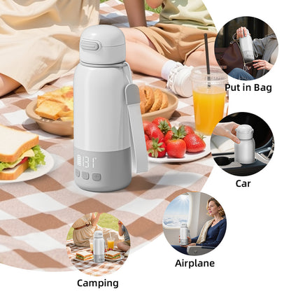 Portable thermos mug