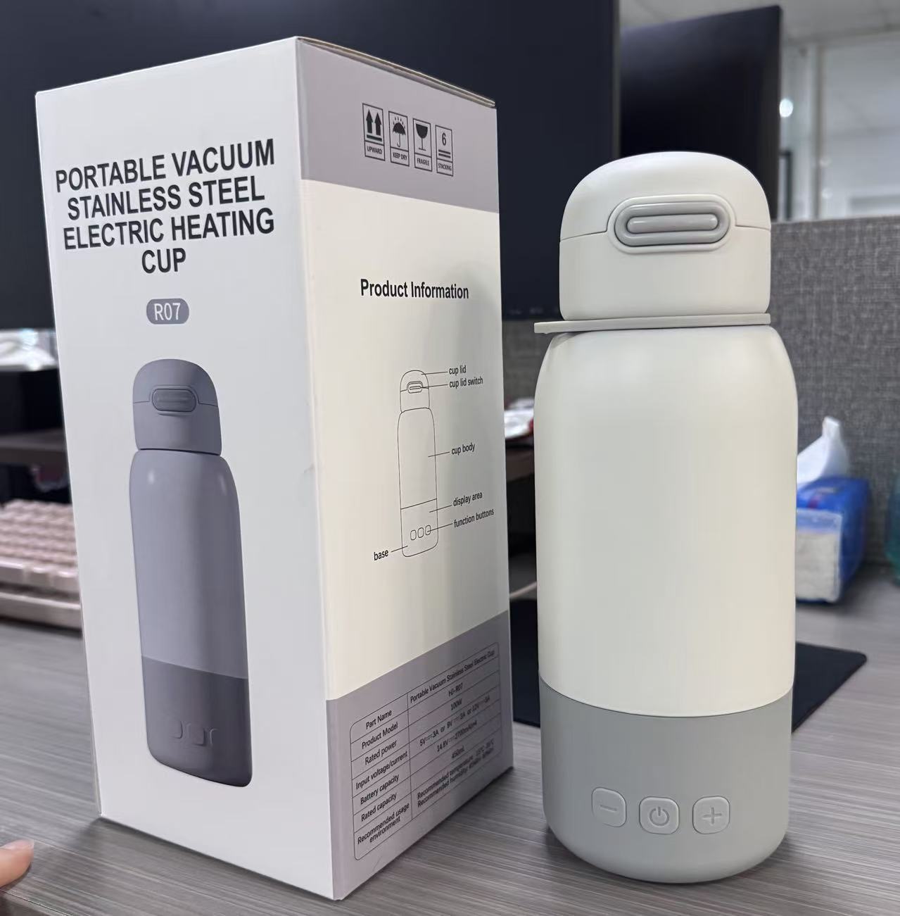 Portable thermos mug