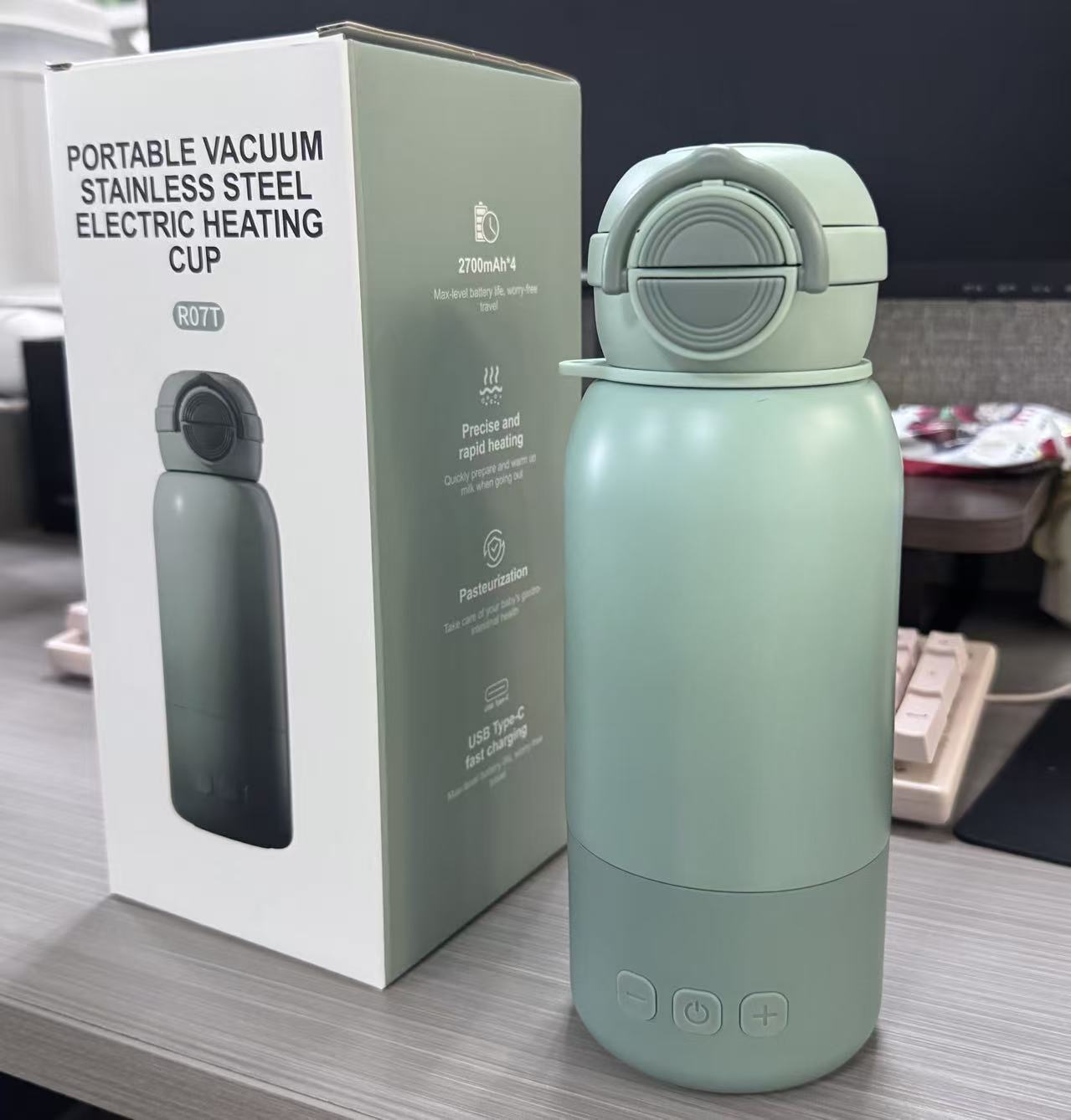 Portable thermos mug