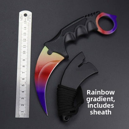 Portable tiger claw practice knife for cool performance