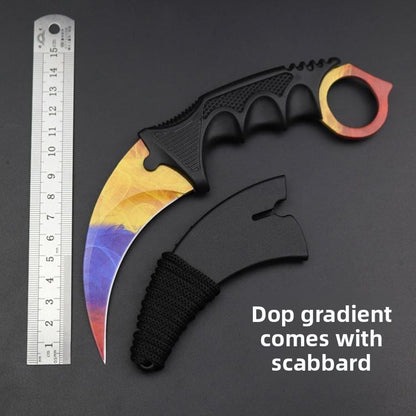 Portable tiger claw practice knife for cool performance