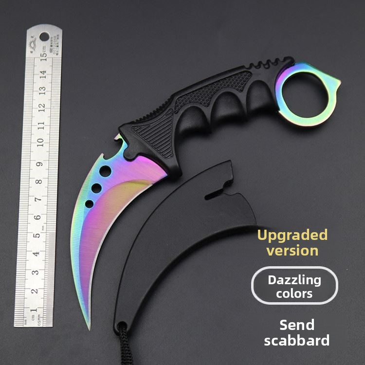 Portable tiger claw practice knife for cool performance