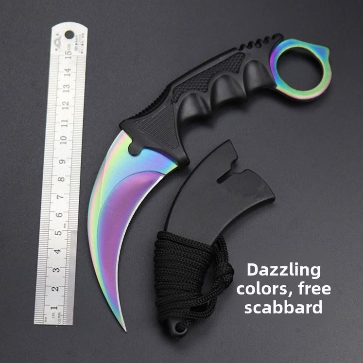 Portable tiger claw practice knife for cool performance