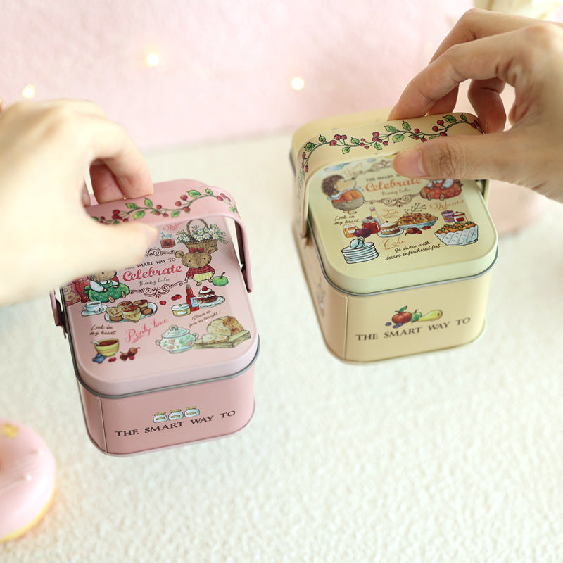 Portable tinplate box