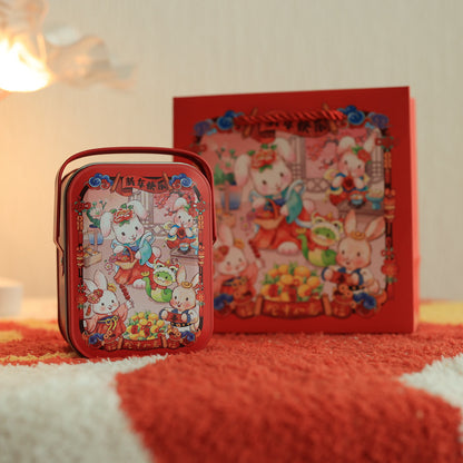 Portable tinplate box