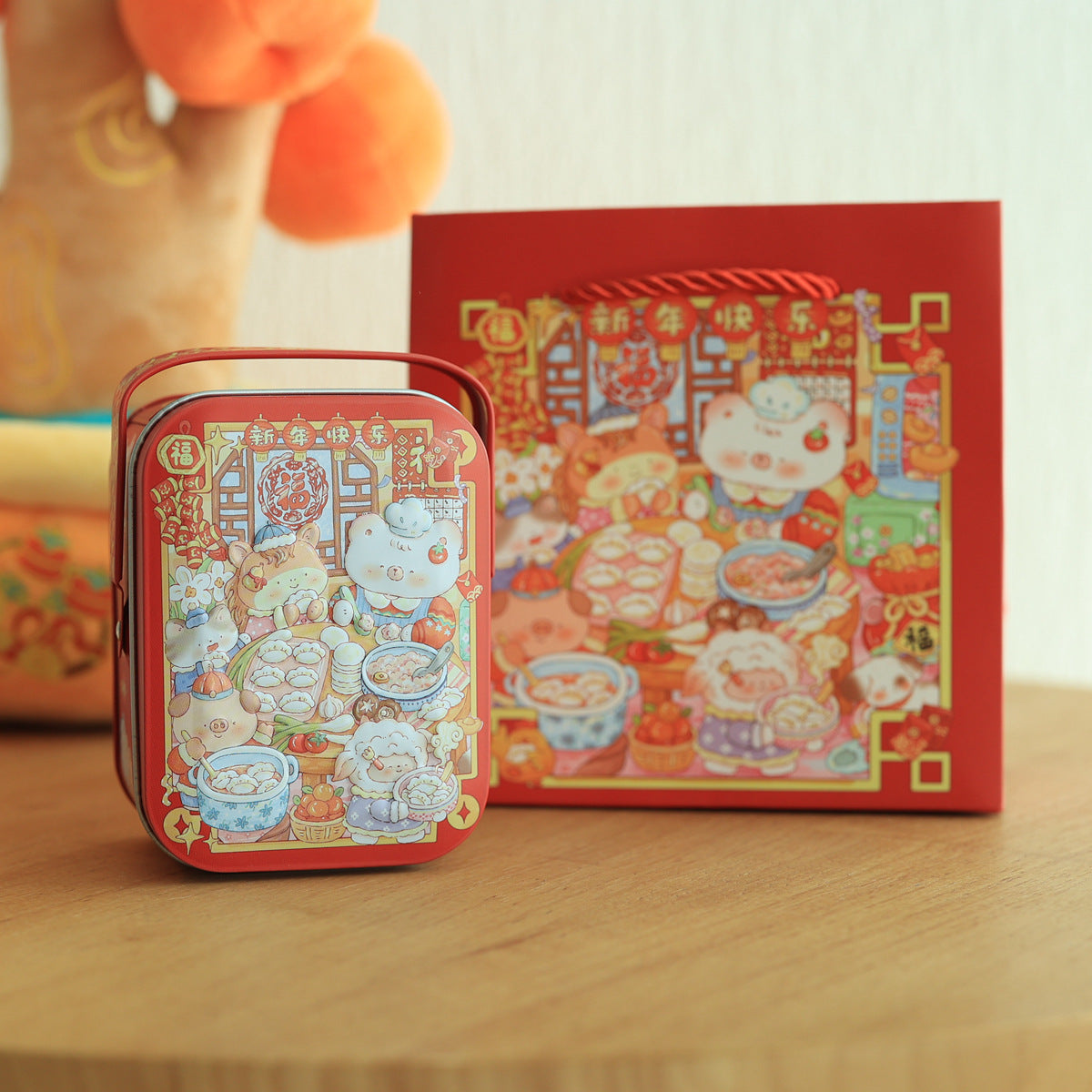 Portable tinplate box