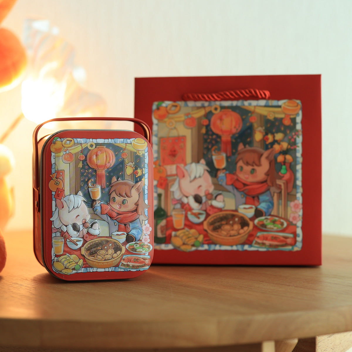 Portable tinplate box