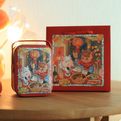 Portable tinplate box