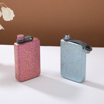 Portable Titanium Camping Liquor Bottle