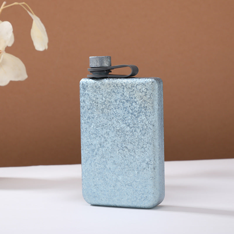 Portable Titanium Camping Liquor Bottle