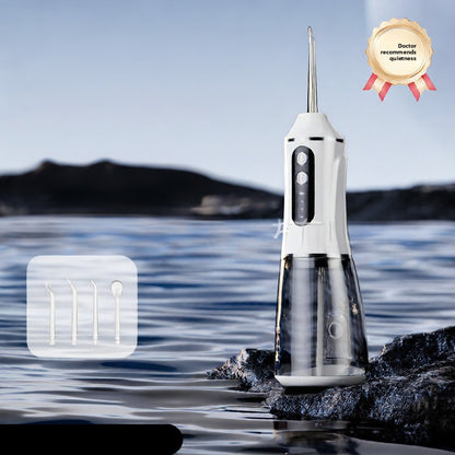 Portable toothbrushing device