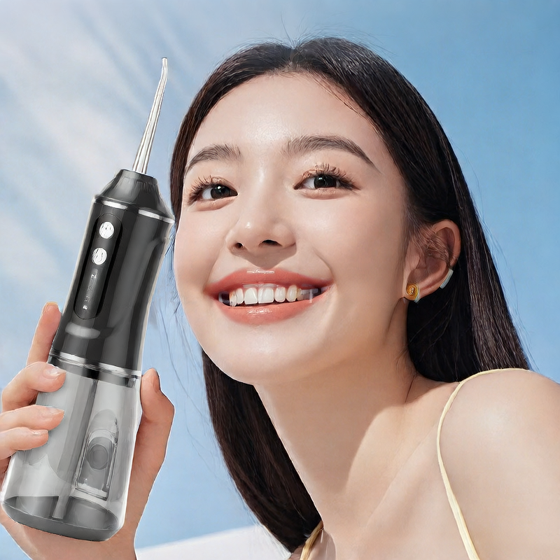 Portable toothbrushing device