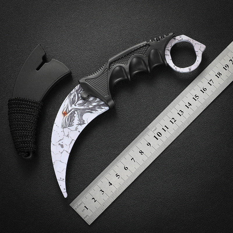 Portable toy swiping knife