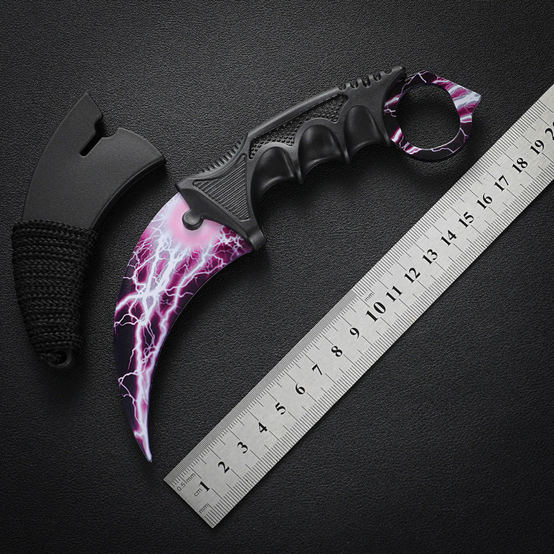 Portable toy swiping knife