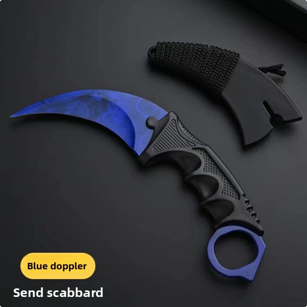 Portable toy swiping knife