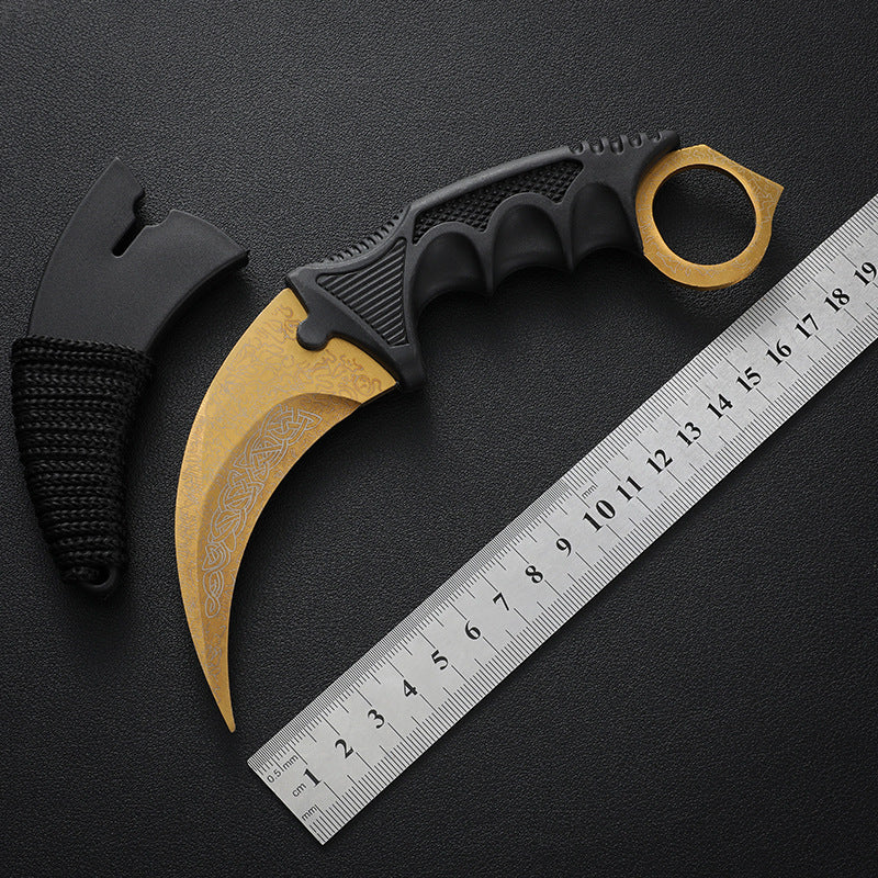 Portable toy swiping knife