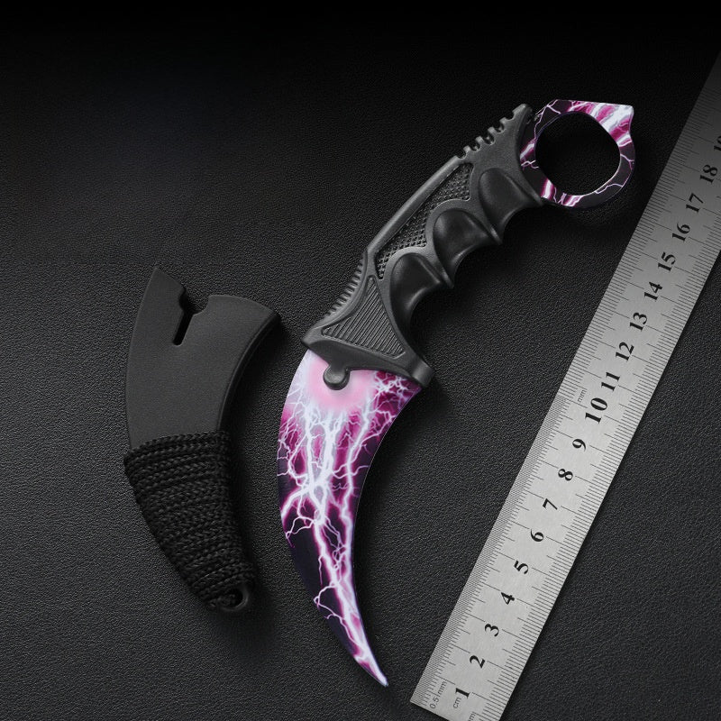 Portable toy swiping knife