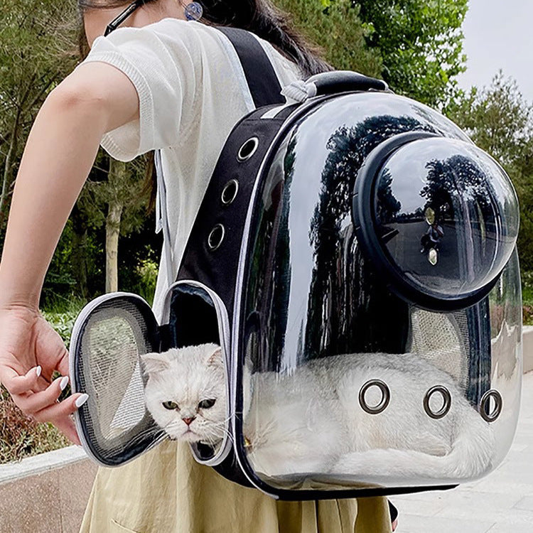 Portable Transparent Pet Cat Backpack