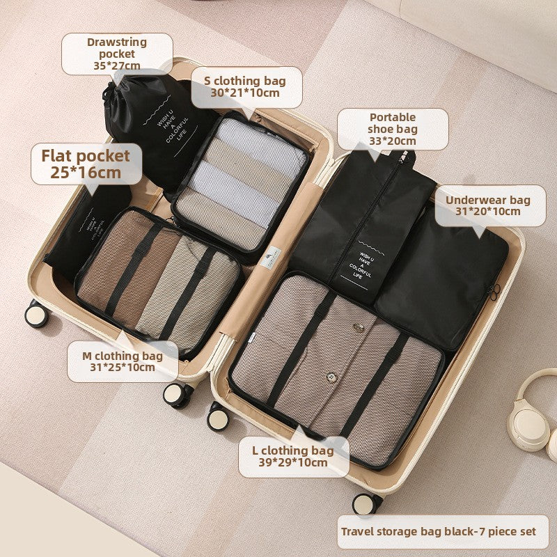 Portable Travel Cosmetics Organizer Set
