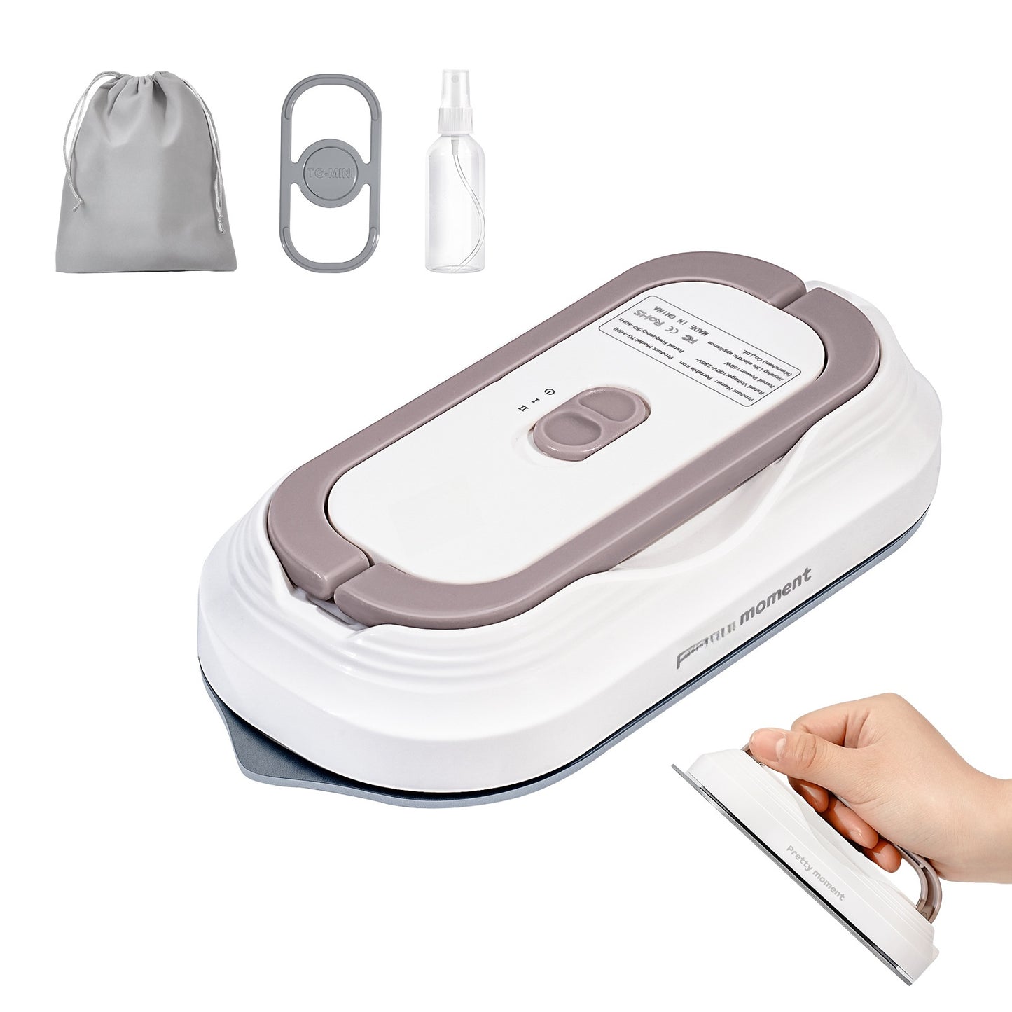 Portable travel garment steamer